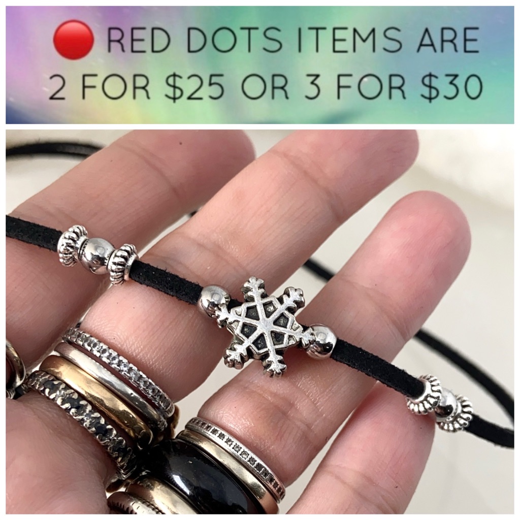 Sale ! Silver Snowflake Xmas Adjustable Choker Boho Necklace